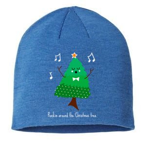 Rockin Around The Christmas Tree Unisex Gift Sustainable Beanie