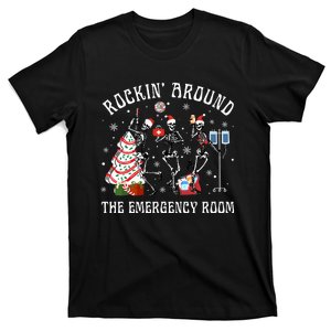 Rockin' Around The Emergency Room Christmas Xmas Nurse Funny T-Shirt