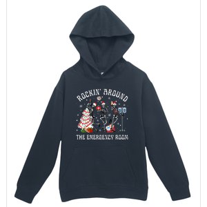 Rockin' Around The Emergency Room Christmas Xmas Nurse Funny Urban Pullover Hoodie