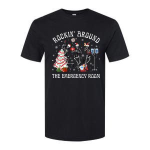 Rockin' Around The Emergency Room Christmas Xmas Nurse Funny Softstyle CVC T-Shirt