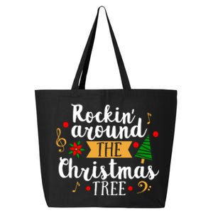 Rockin Around The Christmas Tree Holiday Cool Gift 25L Jumbo Tote