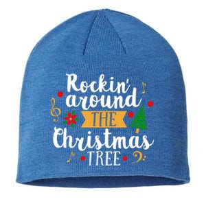 Rockin Around The Christmas Tree Holiday Cool Gift Sustainable Beanie