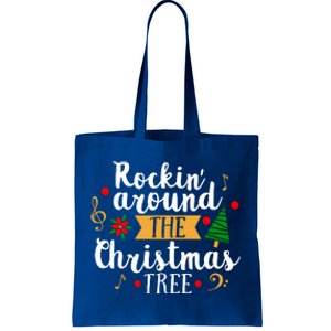 Rockin Around The Christmas Tree Holiday Cool Gift Tote Bag