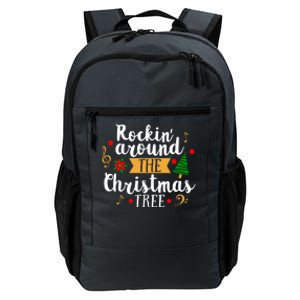 Rockin Around The Christmas Tree Holiday Cool Gift Daily Commute Backpack