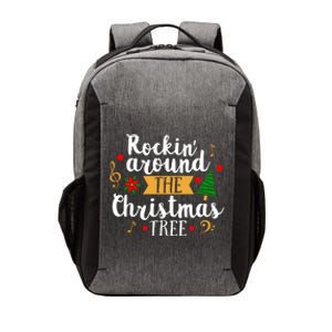 Rockin Around The Christmas Tree Holiday Cool Gift Vector Backpack