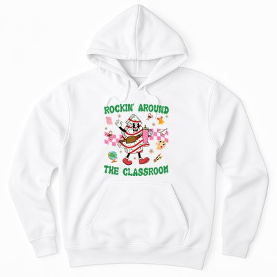 Rockin Around The Classroom Funny Teacher Christmas Hoodie
