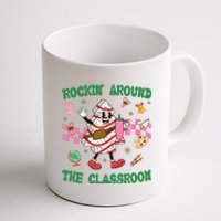 Rockin Around The Classroom Funny Teacher Christmas Coffee Mug