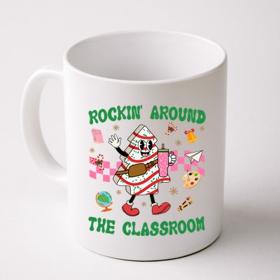 Rockin Around The Classroom Funny Teacher Christmas Mug