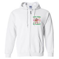 Rockin Around The Classroom Funny Teacher Christmas Full Zip Hoodie