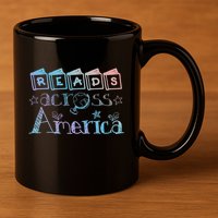Reads Across Tee America Reading Teacher Books Reader Cool Gift 11oz C Handle Ceramic Mug
