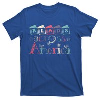 Reads Across Tee America Reading Teacher Books Reader Gift T-Shirt