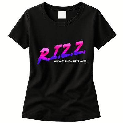 Rizz Alexa Turn On Rizz Lights Women's T-Shirt