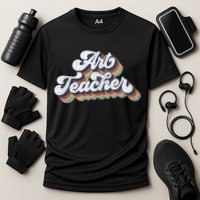 Retro Art Teacher For Artist Teacher Team Menn & Womenn Cooling Performance Crew T-Shirt