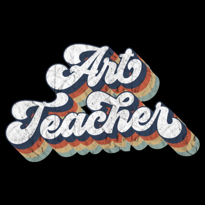 Retro Art Teacher For Artist Teacher Team Menn & Womenn Cooling Performance Crew T-Shirt