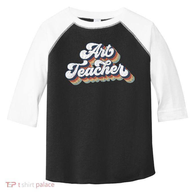 Retro Art Teacher For Artist Teacher Team Menn & Womenn Toddler Fine Jersey T-Shirt