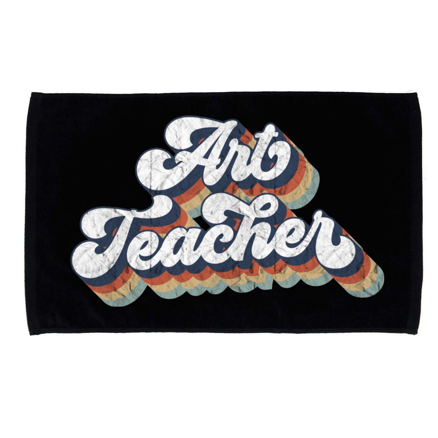 Retro Art Teacher For Artist Teacher Team Menn & Womenn Microfiber Hand Towel