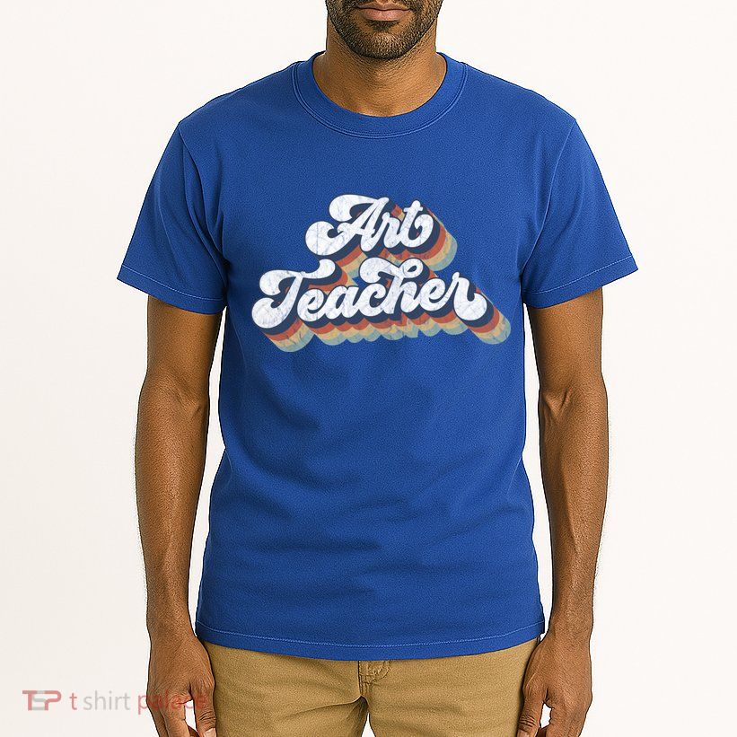 Retro Art Teacher For Artist Teacher Team Menn & Womenn Tall T-Shirt