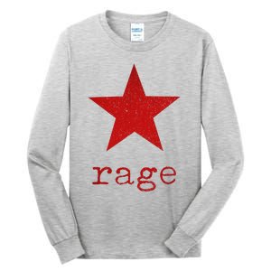 Rage Against The Musics Rocks Ratm Star Fist Name Tall Long Sleeve T-Shirt