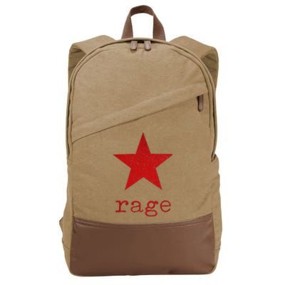 Rage Against The Musics Rocks Ratm Star Fist Name Cotton Canvas Backpack