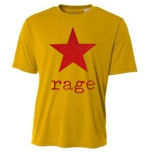 Rage Against The Musics Rocks Ratm Star Fist Name Cooling Performance Crew T-Shirt