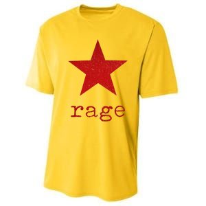 Rage Against The Musics Rocks Ratm Star Fist Name Performance Sprint T-Shirt