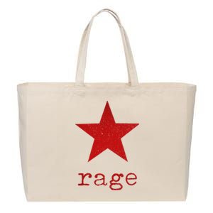 Rage Against The Musics Rocks Ratm Star Fist Name Cotton Canvas Jumbo Tote