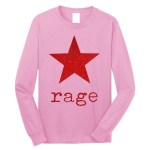 Rage Against The Musics Rocks Ratm Star Fist Name Long Sleeve Shirt