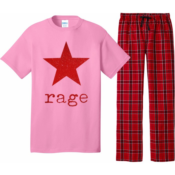 Rage Against The Musics Rocks Ratm Star Fist Name Pajama Set