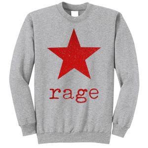 Rage Against The Musics Rocks Ratm Star Fist Name Sweatshirt