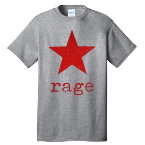 Rage Against The Musics Rocks Ratm Star Fist Name Tall T-Shirt