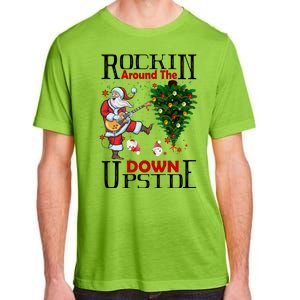 Rockin Around The Christmas Upside Down Adult ChromaSoft Performance T-Shirt