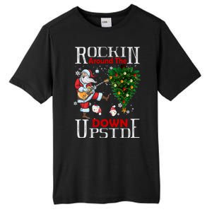 Rockin Around The Christmas Upside Down Tall Fusion ChromaSoft Performance T-Shirt