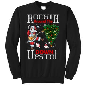 Rockin Around The Christmas Upside Down Tall Sweatshirt