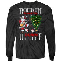 Rockin Around The Christmas Upside Down Tie-Dye Long Sleeve Shirt