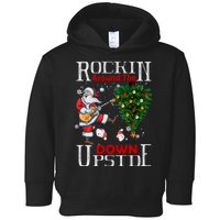 Rockin Around The Christmas Upside Down Toddler Hoodie