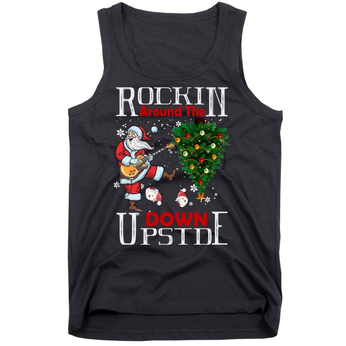 Rockin Around The Christmas Upside Down Tank Top