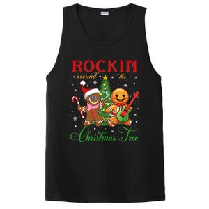 Rocking Around The Christmas Tree Gingerbread Rock And Roll Cute Gift PosiCharge Competitor Tank