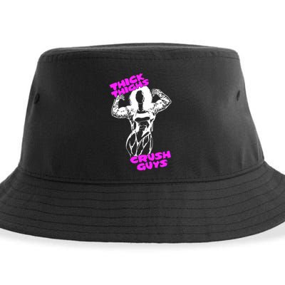 Raskol Apparel Thick Thighs Crush Guys Sustainable Bucket Hat