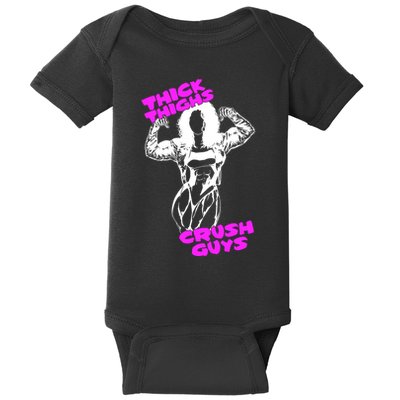 Raskol Apparel Thick Thighs Crush Guys Baby Bodysuit