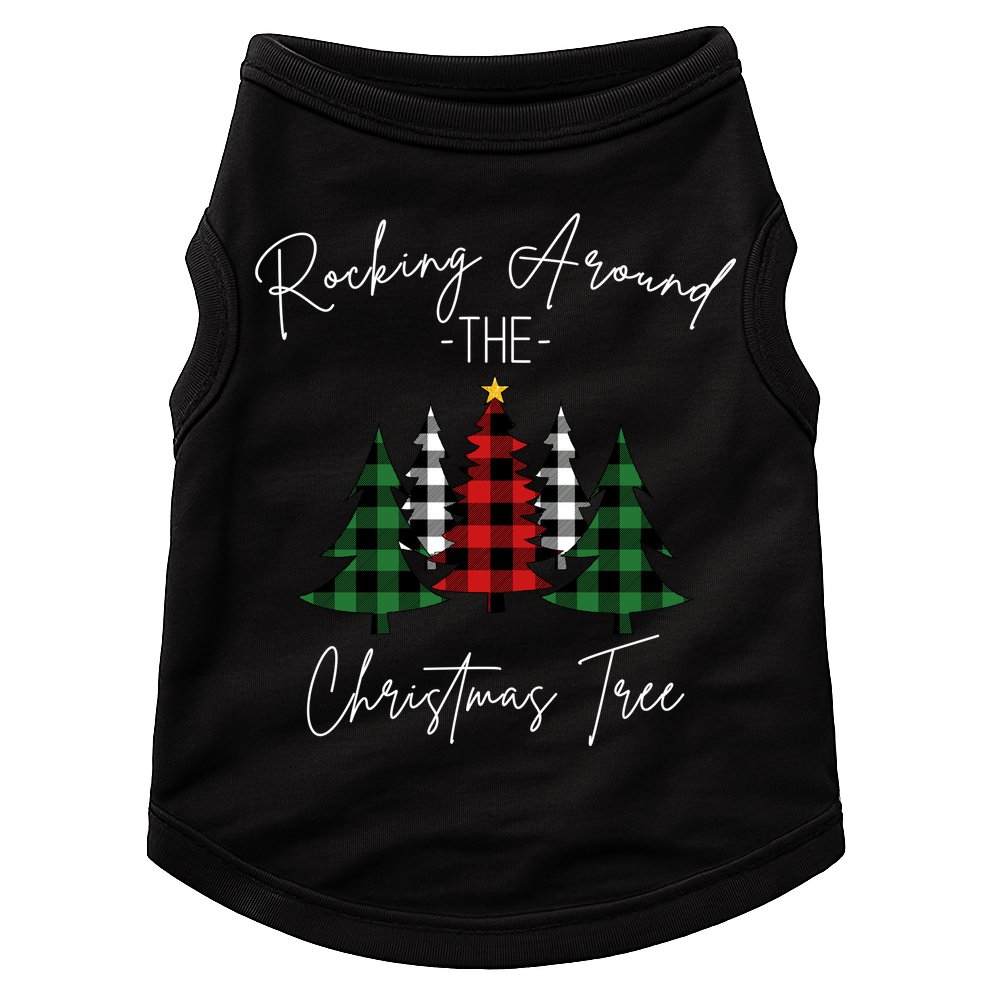 Rocking Around The Christmas Tree Doggie Tank