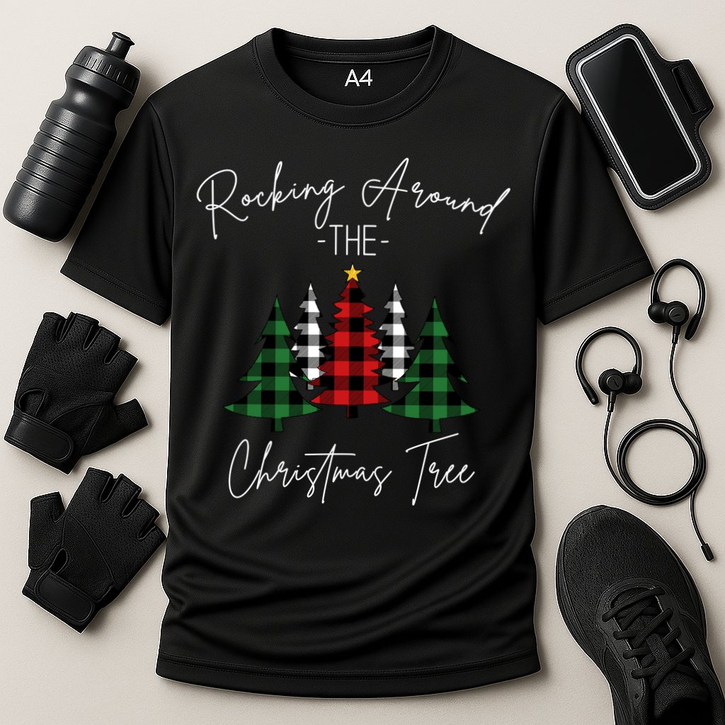 Rocking Around The Christmas Tree Performance Shirt