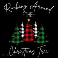 Rocking Around The Christmas Tree Drawstring Bag