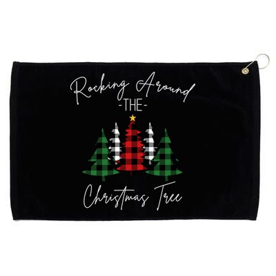 Rocking Around The Christmas Tree Grommeted Golf Towel