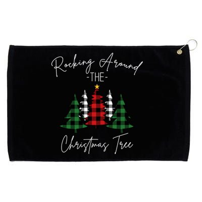 Rocking Around The Christmas Tree Grommeted Golf Towel