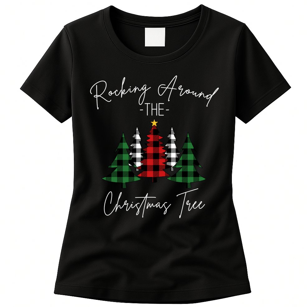 Rocking Around The Christmas Tree Womens T-Shirt