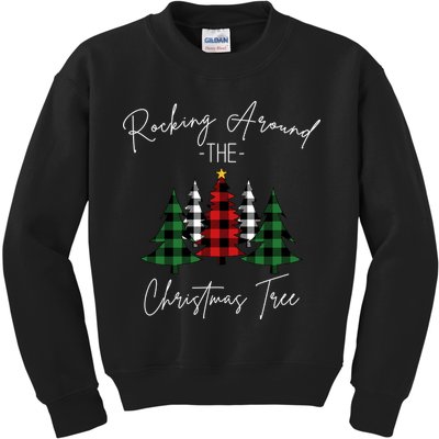 Rocking Around The Christmas Tree Kids Sweatshirt