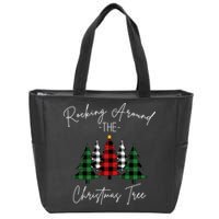 Rocking Around The Christmas Tree Zip Tote Bag