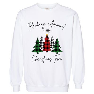 Rocking Around The Christmas Tree Garment-Dyed Sweatshirt