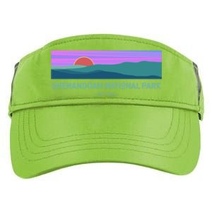 Retro Appalachian Trail Blue Ridge Shenandoah National Park Gift Adult Drive Performance Visor