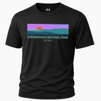 Retro Appalachian Trail Blue Ridge Shenandoah National Park Gift Cooling Performance Crew T-Shirt